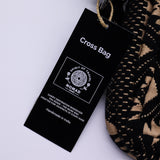 Nomad Sari Jacquard Natural Cross Bag - Desert Loom