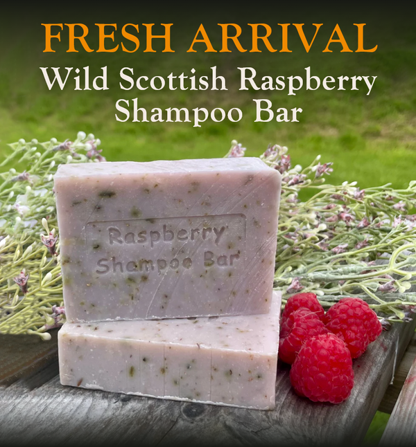 NEW! Wild Scottish Raspberry Shampoo Bar 140g