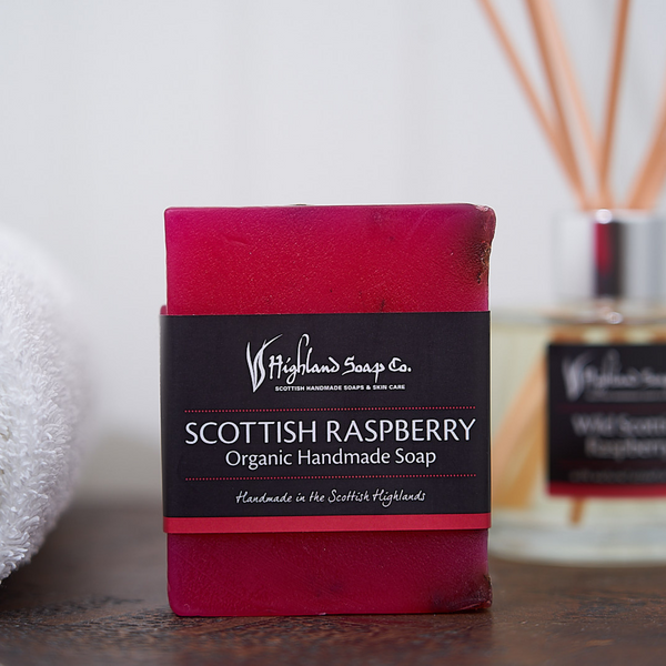 Wild Scottish Raspberry Soap 150g