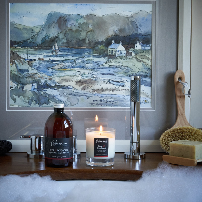 Rose & Patchouli Soya Wax Candle